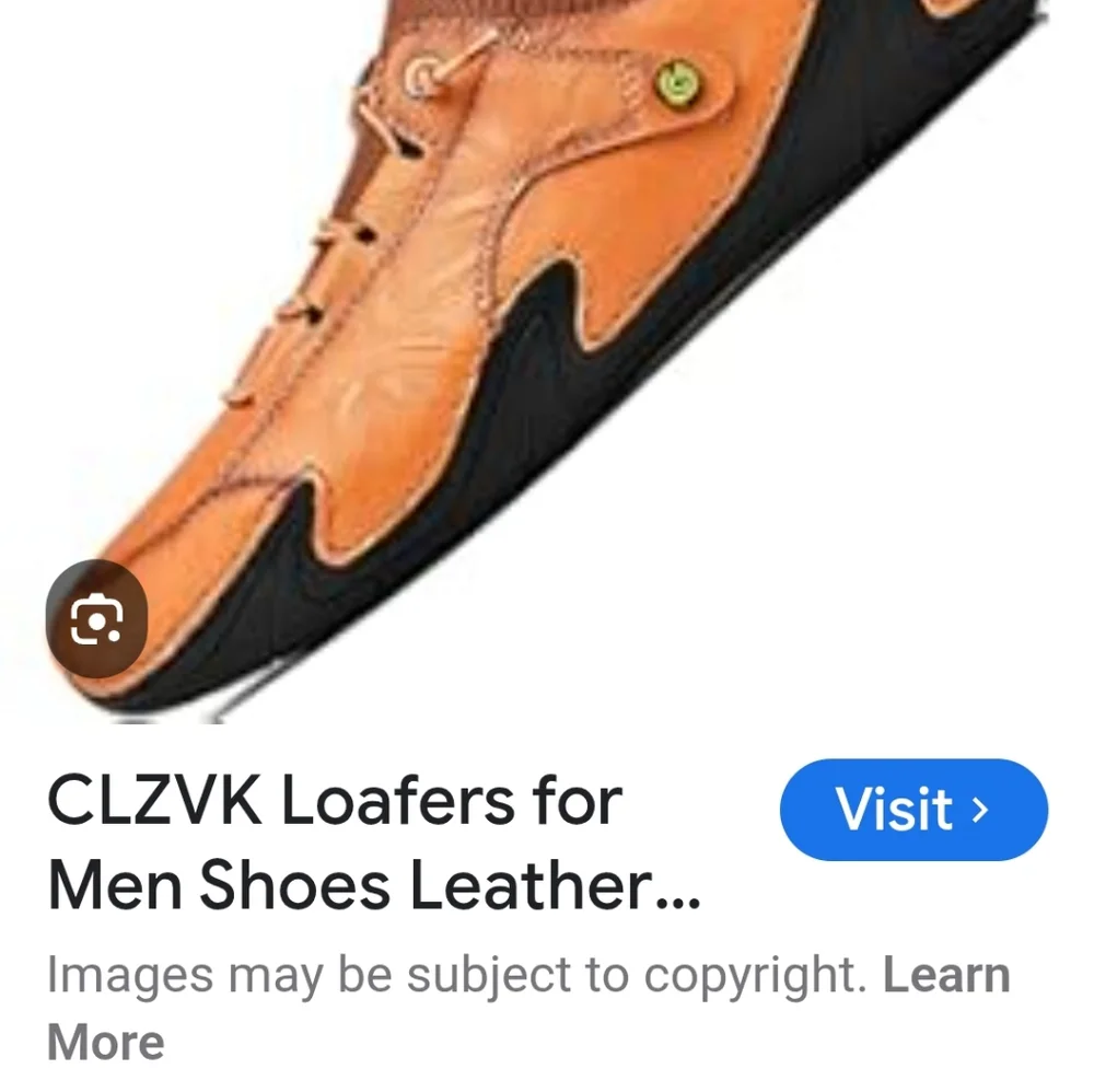 CLZVK LEATHER LOAFERS brown Black WORN 2X. Size 45 Equ 10.5 Us See Photo 12